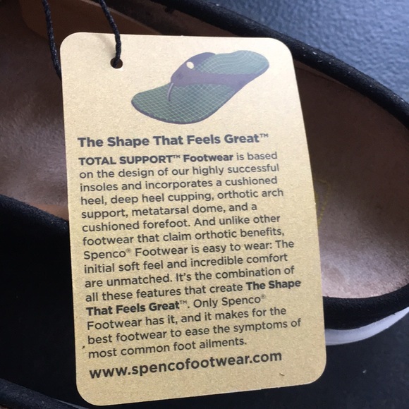 Brand New Black Spenco Size 8 1/2W Slip Ons - Picture 2 of 8